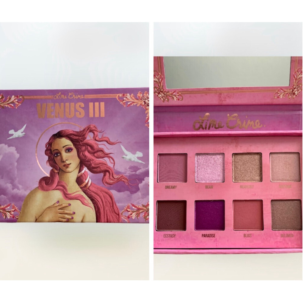 Lime Crime Venus III‎ Eyeshadow Palette Pink Purple Women Makeup Beauty